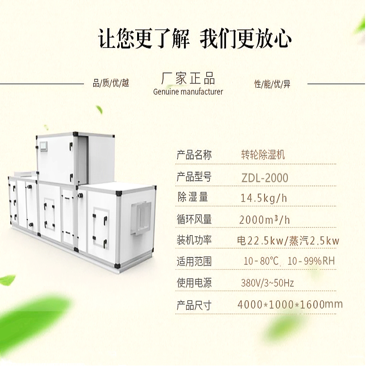 鋰電池生產用轉輪除濕機 鋰電池生產用轉輪除濕機